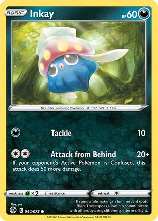 Inkay 044/73 - Reverse Holofoil Champions Path