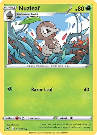Nuzleaf 011/185 Vivid Voltage
