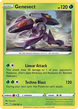 Genesect 016/185 - Holofoil Vivid Voltage