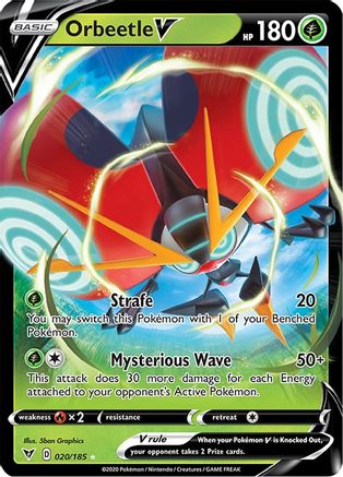 Orbeetle V 020/185 - Holofoil Vivid Voltage