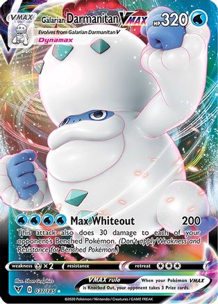 Galarian Darmanitan VMAX 037/185 - Holofoil Vivid Voltage