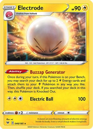Electrode 046/185 - Holofoil Vivid Voltage