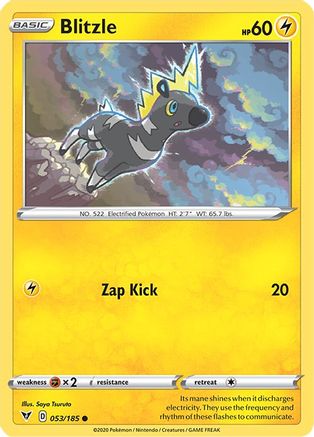 Blitzle 053/185 - Reverse Holofoil Vivid Voltage