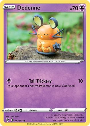 Dedenne 077/185 - Reverse Holofoil Vivid Voltage