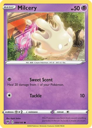 Milcery 080/185 - Reverse Holofoil Vivid Voltage