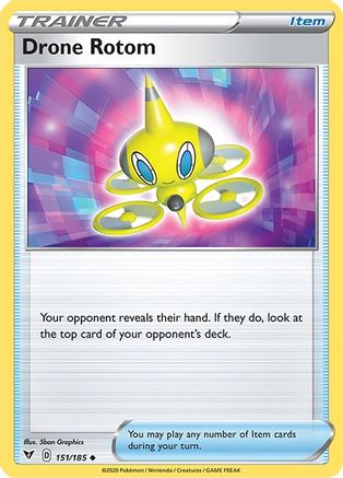 Drone Rotom 151/185 - Reverse Holofoil Vivid Voltage