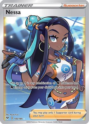Nessa (Full Art) 183/185 - Holofoil Vivid Voltage