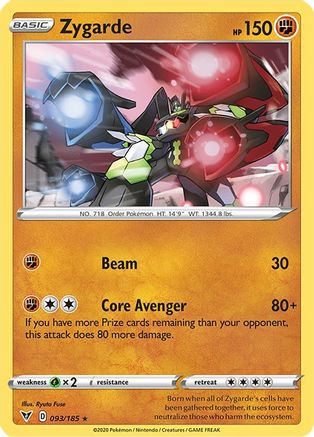 Zygarde 093/185 - Holofoil Vivid Voltage