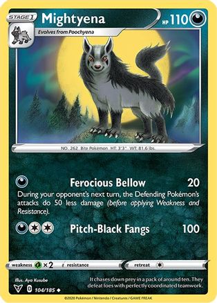 Mightyena 104/185 - Reverse Holofoil Vivid Voltage