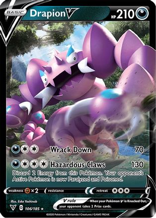 Drapion V 106/185 - Holofoil Vivid Voltage