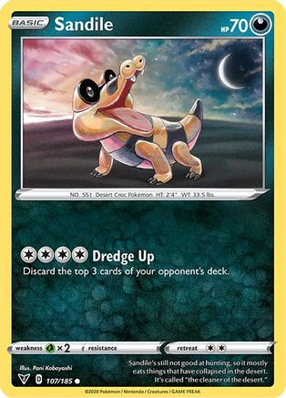 Sandile 107/185 - Reverse Holofoil Vivid Voltage
