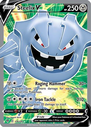Steelix V (Full Art) 176/185 - Holofoil Vivid Voltage