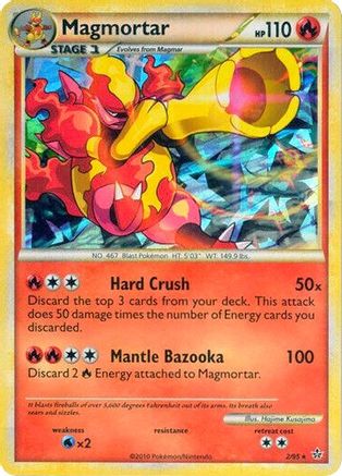 Magmortar (Cracked Ice Holo) 002/95 - Holofoil Miscellaneous Cards & Products