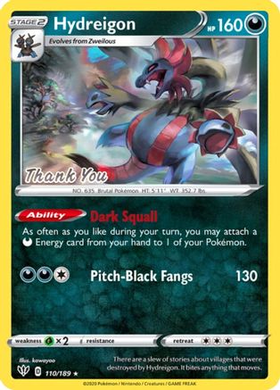 Hydreigon 110/189 - Reverse Holofoil Miscellaneous Cards & Products