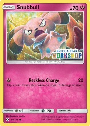 Snubbull (Build-A-Bear Workshop Exclusive) 090/149 Miscellaneous Cards & Products