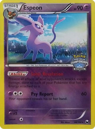 Espeon (National Championships) 048/108 - Reverse Holofoil League & Championship Cards