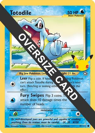 Totodile 081 First Partner Pack