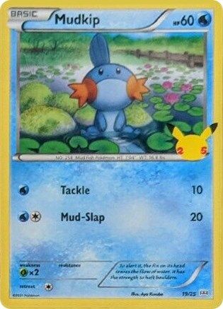 Mudkip 019/25 - Holofoil McDonalds 25th Anniversary Promos