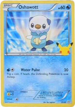 Oshawott 021/25 McDonalds 25th Anniversary Promos