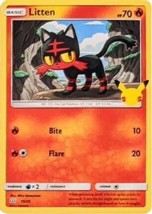 Litten 015/25 McDonalds 25th Anniversary Promos