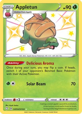 Appletun SV014/SV122 - Holofoil Shining Fates Shiny Vault