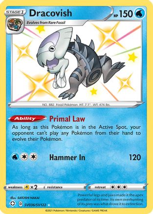 Dracovish SV036/SV122 - Holofoil Shining Fates Shiny Vault