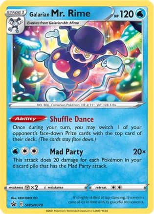 Galarian Mr. Rime SWSH079 - Holofoil SWSH Sword & Shield Promo Cards