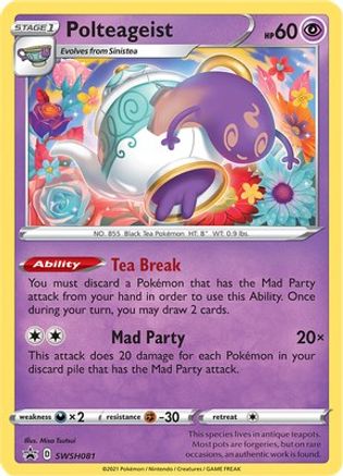 Polteageist SWSH081 - Holofoil SWSH Sword & Shield Promo Cards