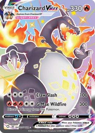 Charizard VMAX SV107/SV122 - Holofoil Shining Fates Shiny Vault
