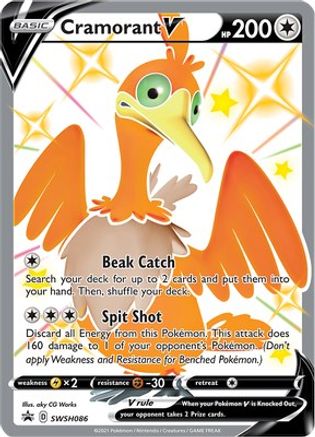 Cramorant V SWSH086 - Holofoil SWSH Sword & Shield Promo Cards