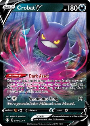 Crobat V 044/072 - Holofoil Shining Fates