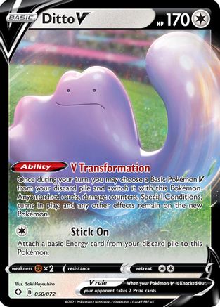 Ditto V 050/072 - Holofoil Shining Fates