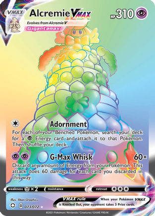Alcremie VMAX (Secret) 073/072 - Holofoil Shining Fates