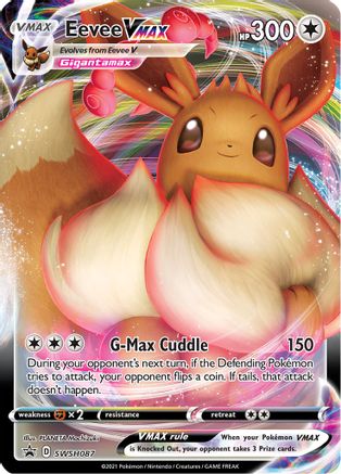 Eevee VMAX SWSH087 - Holofoil SWSH Sword & Shield Promo Cards