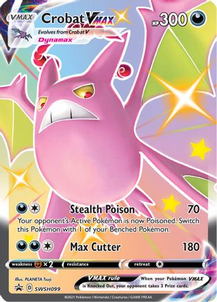 Crobat VMAX SWSH099 - Holofoil SWSH Sword & Shield Promo Cards