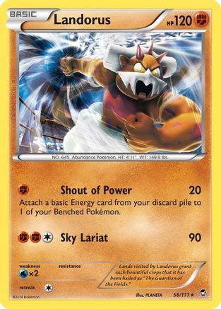 Landorus 058/111 Deck Exclusives