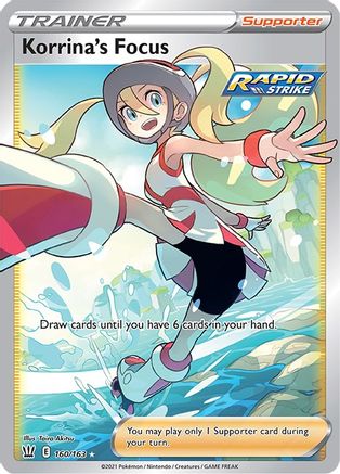 Korrina's Focus (Full Art) 160/163 - Holofoil Battle Styles
