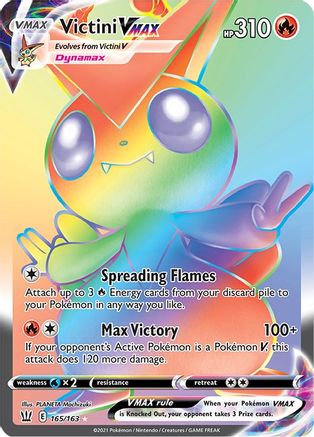 Victini VMAX (Secret) 165/163 - Holofoil Battle Styles