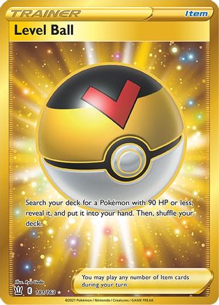 Level Ball (Secret) 181/163 - Holofoil Battle Styles