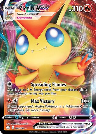 Victini VMAX 022/163 - Holofoil Battle Styles