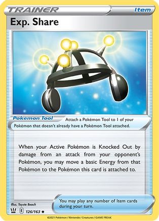 Exp. Share 126/163 Battle Styles