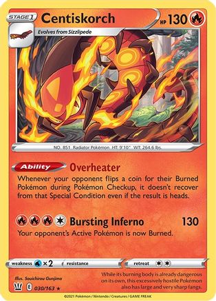 Centiskorch 030/163 Battle Styles