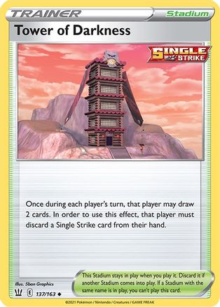 Tower of Darkness 137/163 - Reverse Holofoil Battle Styles