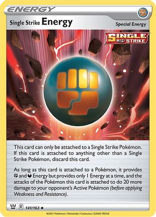 Single Strike Energy 141/163 - Reverse Holofoil Battle Styles