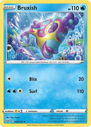 Bruxish 043/163 - Reverse Holofoil Battle Styles