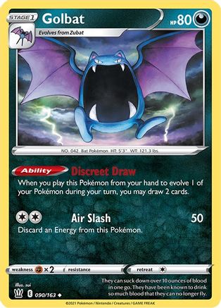 Golbat 090/163 - Reverse Holofoil Battle Styles