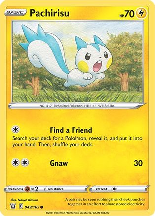Pachirisu 049/163 - Reverse Holofoil Battle Styles