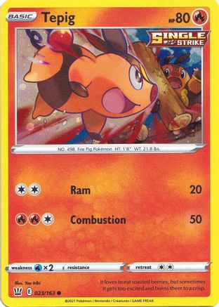 Tepig (Cosmos Holo) 023/163 - Holofoil Miscellaneous Cards & Products