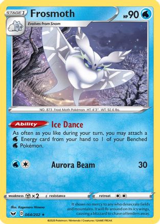 Frosmoth (Non-Holo) 064/202 Deck Exclusives