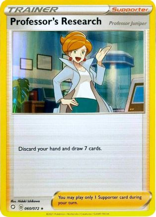 Professor's Research (Holofoil) 060/072 - Holofoil Deck Exclusives